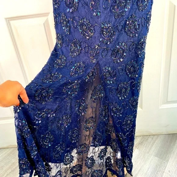 Lillie Rubin Floral Beaded Gown - Picture 14 of 17